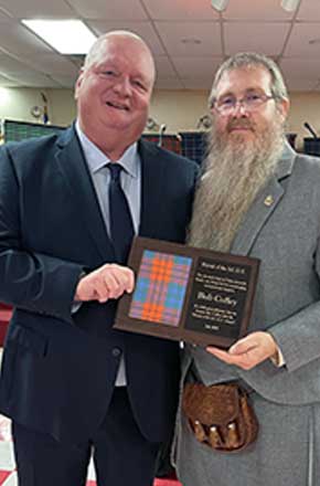 club president at burns supper 2023