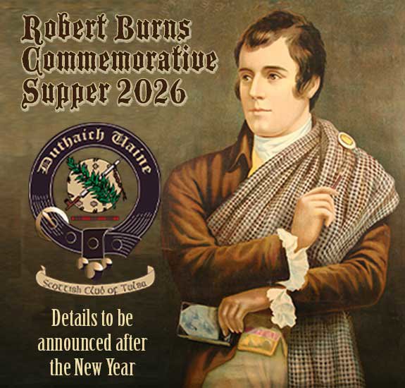 commemorate robert burns event on july 12, 2025 at the american legion mohawk post 308 in tulsa