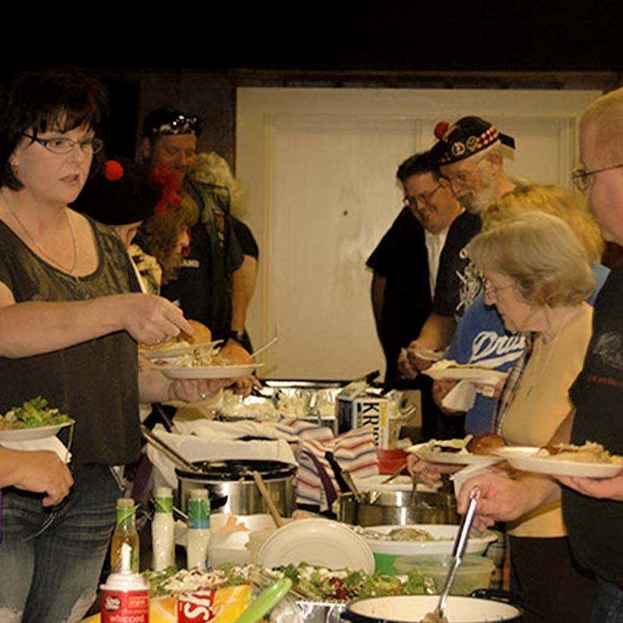 potluck at a scot gathering