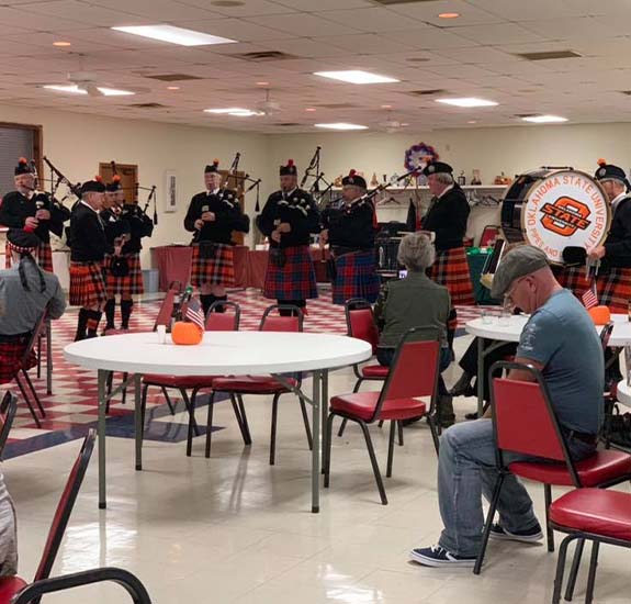 oklahoma university pipes and drums